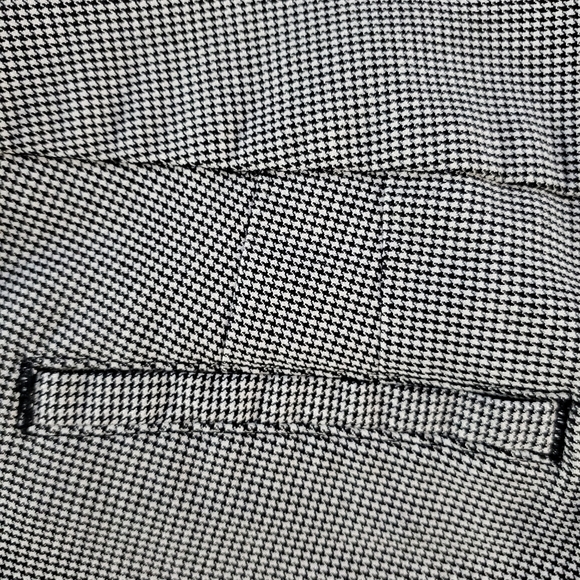 Attyre New York Black and White Houndstooth Stretchable Dress Pants Size 6 - Picture 3 of 9